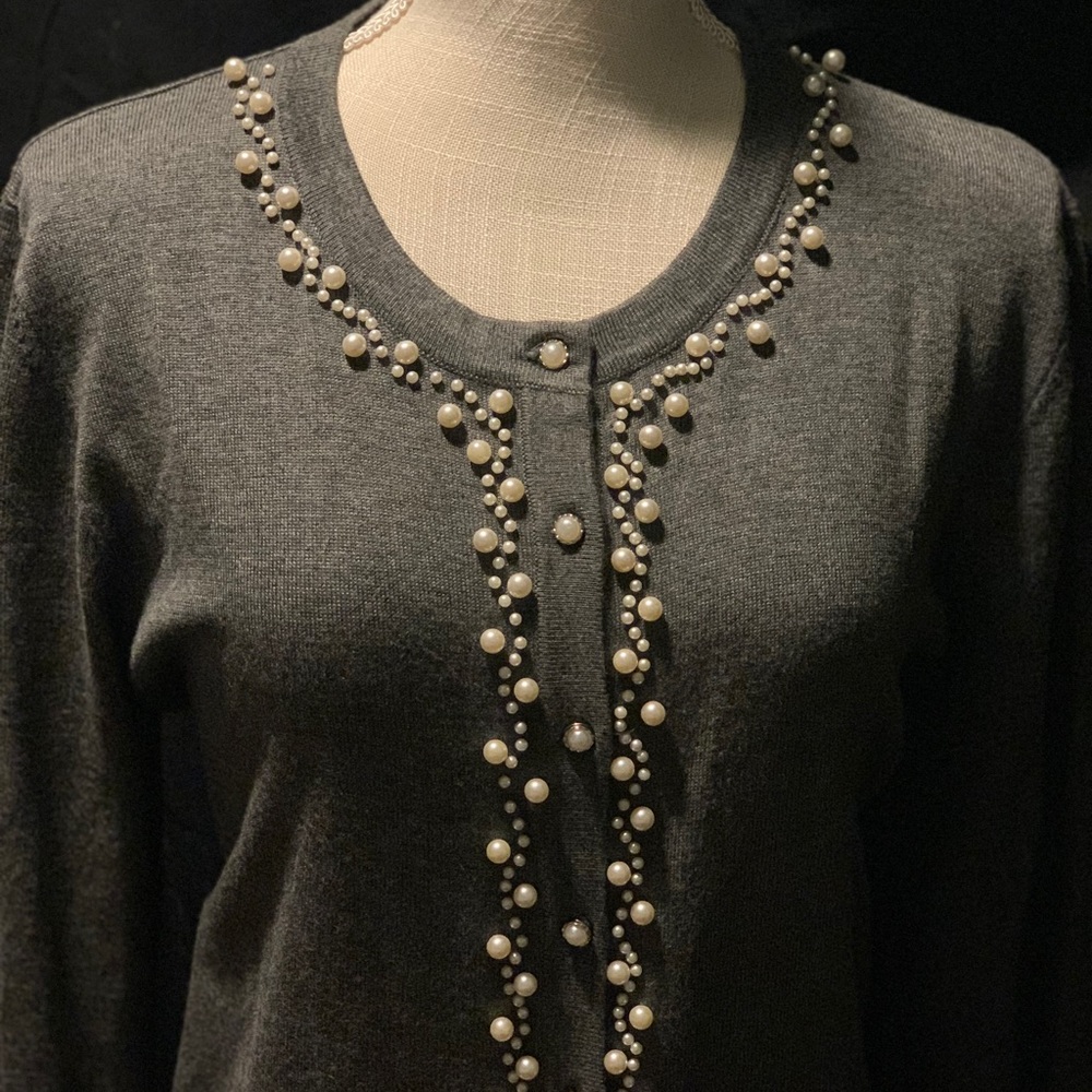 Vintage style Beaded Sweater